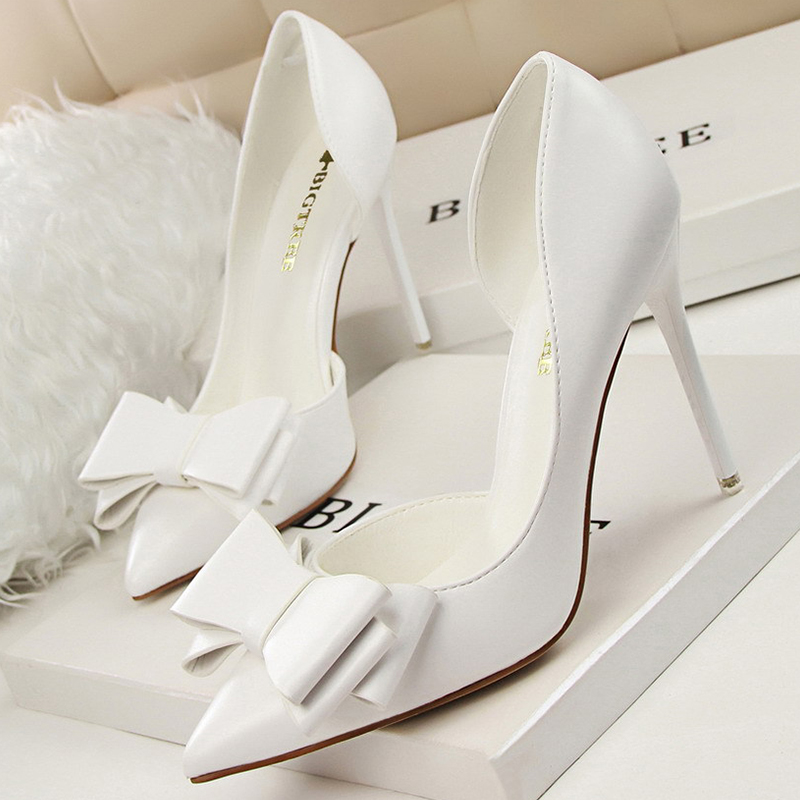 Shoe Tree - BIGTREE chaussures nœud papillon femme pompes