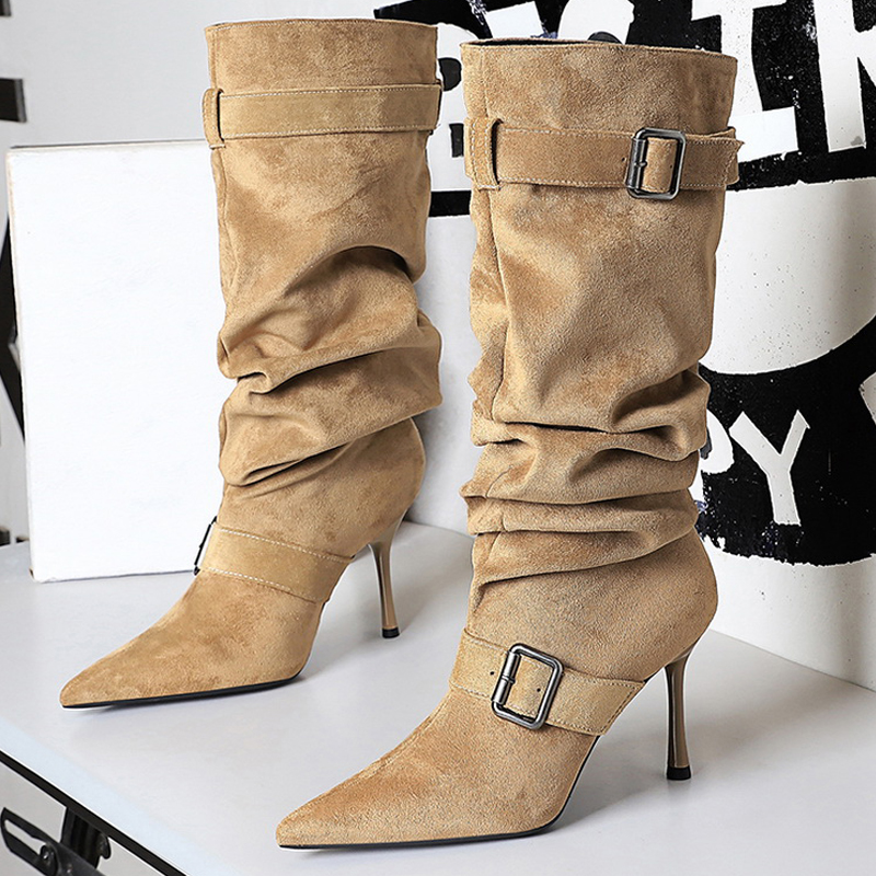 Shoe Tree - BIGTREE Shoes 2026 Bottes mi-mollet pointues