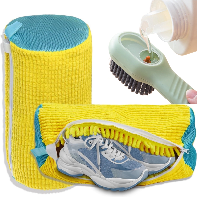 Shoe Cleaning Brush - 1/2/4 pièces Sac de lavage pour