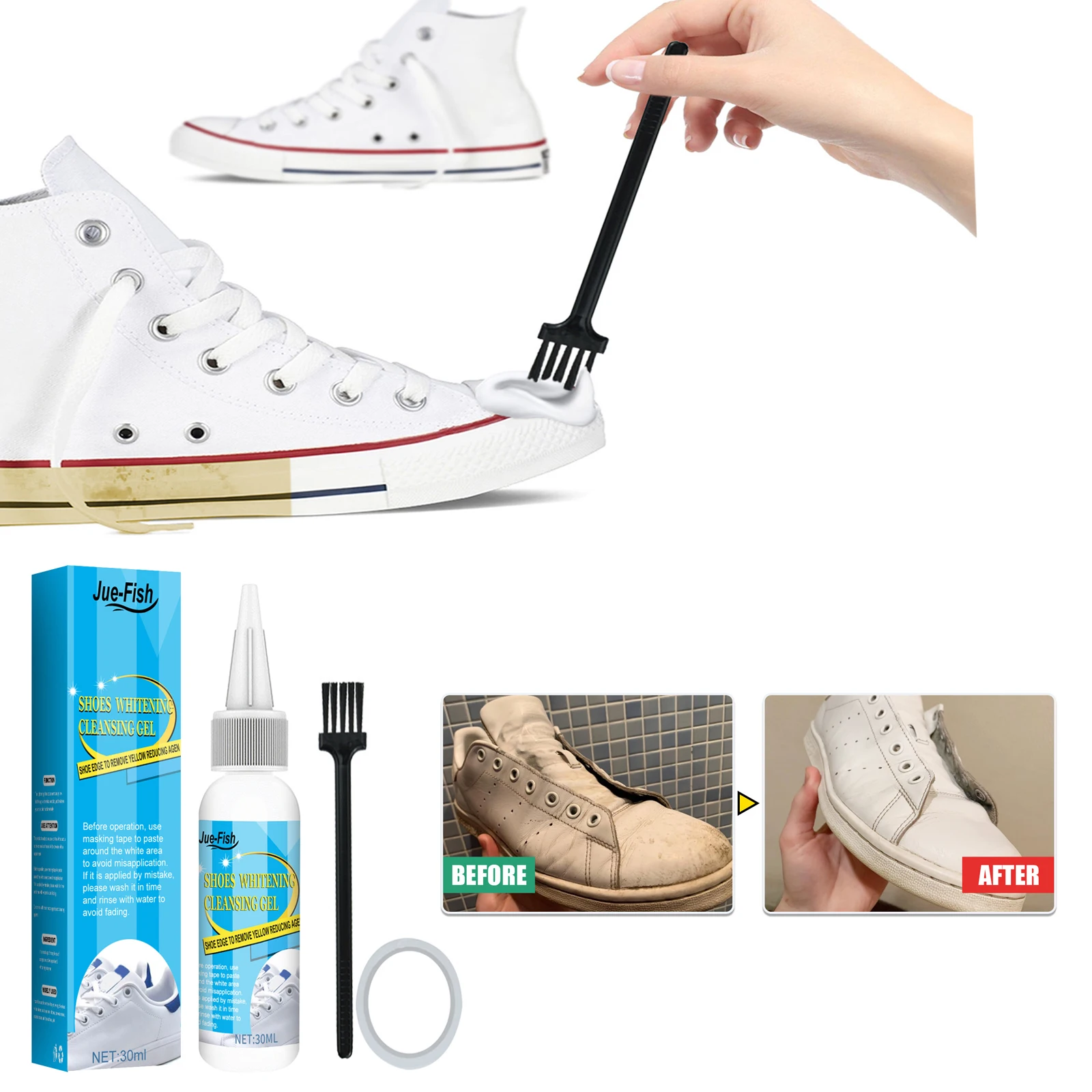 Kit de nettoyage de chaussures - Sneaker Cleaner avis et prix