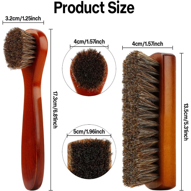 Nouveau! Brosse en poils de ch - Shoe Cleaning Brush avis et prix